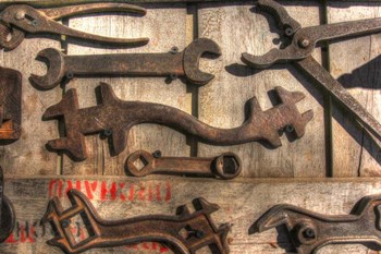 Wrench Wall by Robert Goldwitz art print