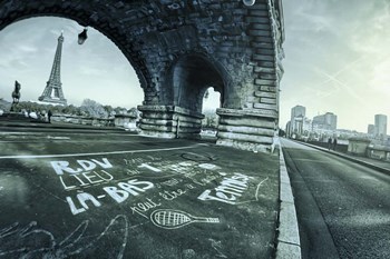 Paris Tennis by Sebastien Lory art print