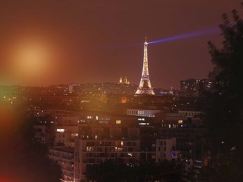 Bokeh Eiffel by Sebastien Lory art print