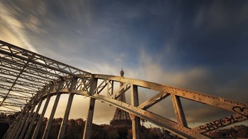 Glimpse of the Eiffel by Sebastien Lory art print