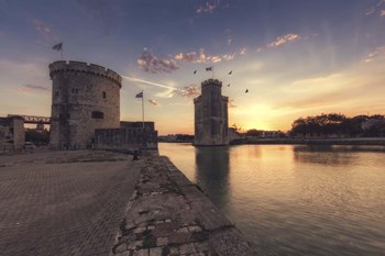 Port de la Rochelle by Sebastien Lory art print