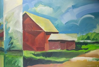 Farmscape by Tim Nyberg art print