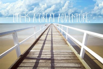 Life Is A Great Adventure by Tina Lavoie art print