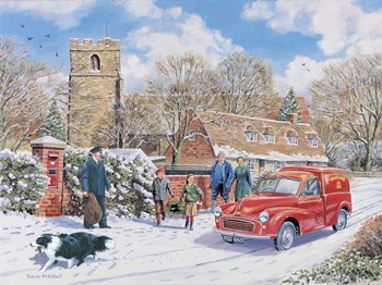 Christmas Post by Trevor Mitchell art print