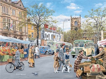 Market Day by Trevor Mitchell art print