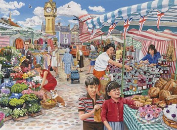 Something Nice For Tea by Trevor Mitchell art print