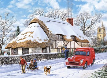 Winter - Puzzle by Trevor Mitchell art print