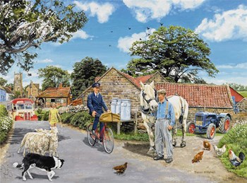 Post For The Farm by Trevor Mitchell art print