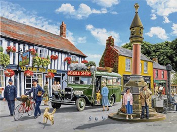 The Marketplace by Trevor Mitchell art print