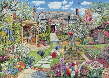 A Spring Garden by Trevor Mitchell art print