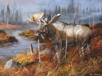 King At Water&#39;s Edge by Trevor V. Swanson art print