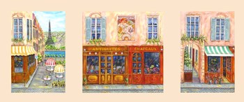 Paris Triptych A by Vessela G. art print
