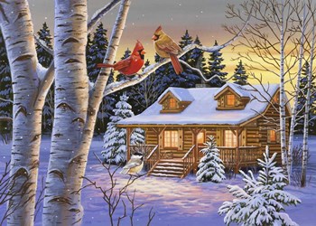 Rustic Retreat by William Vanderdasson art print