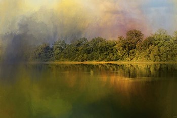 Rainbow of Color At The River by Jai Johnson art print
