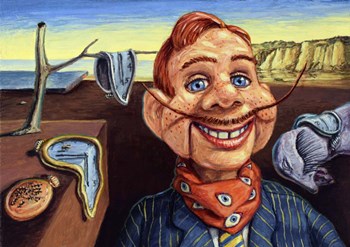 Howdy Dali Doody by James W. Johnson art print