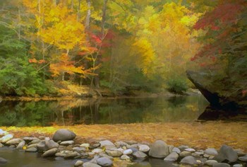 Little River by J.D. McFarlan art print