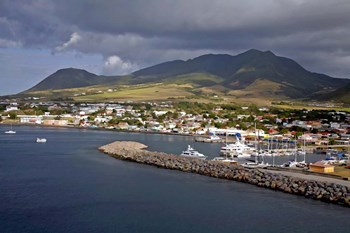 St Kitts by J.D. McFarlan art print