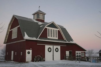 Red Barn by Jeff Rasche art print