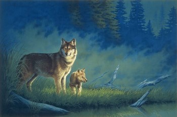 Misty Morning by John Naito art print