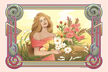 Spring Nouveau by Julie Goonan art print