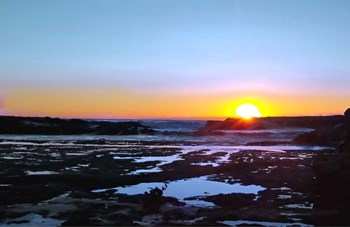 Australian Sunrise by Karen J. Williams art print