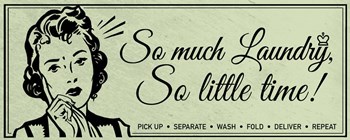 Laundry 1 by ALI Chris art print