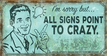 Crazy by ALI Chris art print