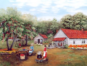 Making Applebutter by Arie Reinhardt Taylor art print