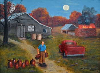 Burning Pottery by Arie Reinhardt Taylor art print