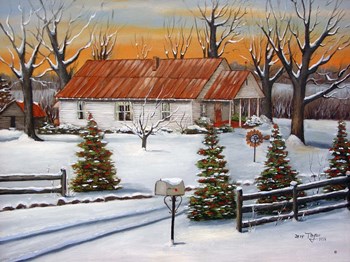 Mom and Dad&#39;s in Winter by Arie Reinhardt Taylor art print