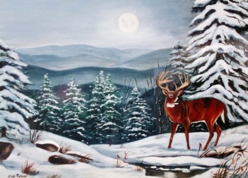 Monarch in Winter by Arie Reinhardt Taylor art print