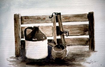 Brown Jug by Arie Reinhardt Taylor art print