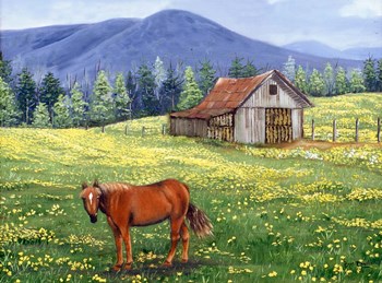 The Tobacco Barn by Arie Reinhardt Taylor art print