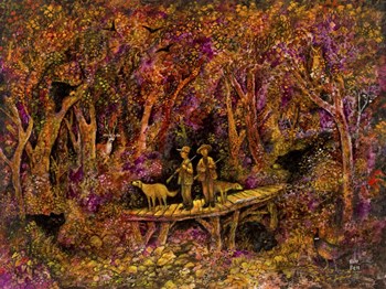 Bear Hunters by Bill Bell art print