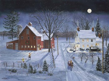 Late for Dinner by Bob Fair art print