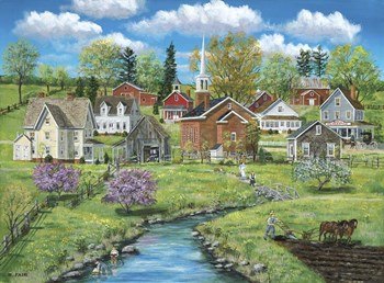 Crab Apple Creek by Bob Fair art print