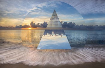 Gentle Dawn Geometric by Celebrate Life Gallery art print