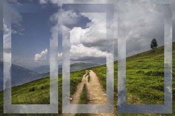 High Mountain Trail in Triple by Celebrate Life Gallery art print