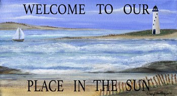 Welcome Place In Sun by Cheryl Bartley art print