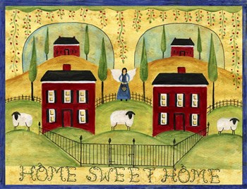 Homesweethome by Cheryl Bartley art print