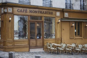 Cafe Montmartre by Cora Niele art print