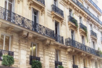 Facade Along The Seine by Cora Niele art print