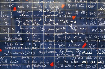 I Love You The Wall II by Cora Niele art print