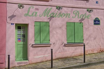 La Maison Rose by Cora Niele art print