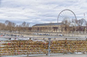 Love Lock Bridge by Cora Niele art print