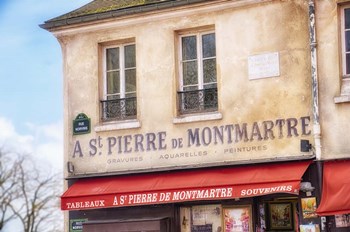Monmartre Shop 2 by Cora Niele art print