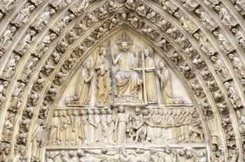 Notre Dame Facade Details II by Cora Niele art print