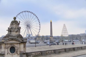 Place de la Concorde by Cora Niele art print