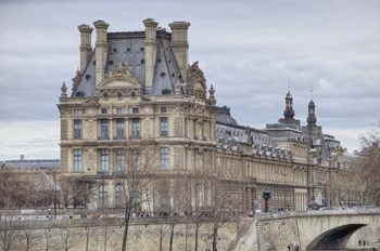 The Louvre And Pont Royal by Cora Niele art print