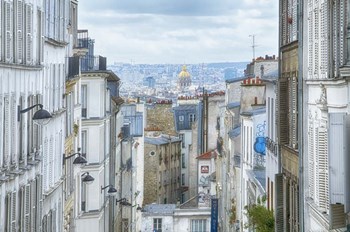 View Over Paris From &#39;La Butte&#39; by Cora Niele art print